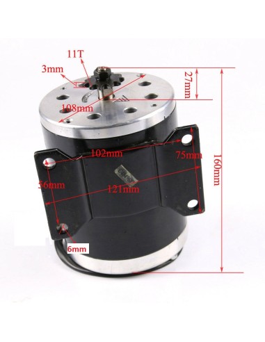Moteur électrique 800w 36v quad / moto / minimoto - PitRacing