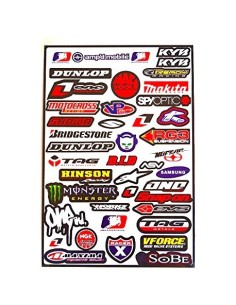 Planche de stickers KYB one industrie