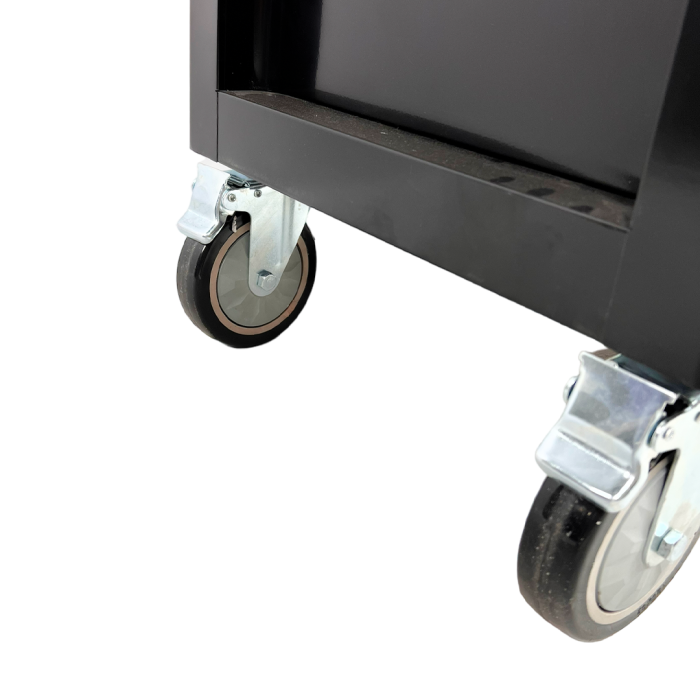 Servante d'atelier KRAFTMULLER KM-7/8 XXL EDITION - 7 tiroirs & 1 porte frontale Noir- 262 pièces