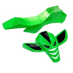 Carénage Pocket quad Raptor vert face vert / noir