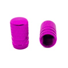 BOUCHONS DE VALVE X2 EN ALUMINIUM DIAMON VIOLET