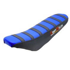 SELLE CONFORT BICOLORE BLEU KRAFTMULLER 10 / 10 MOTO 2 TEMPS ITALJET / NRG 50 CC 9CV / XTREME / MX50 / NRG