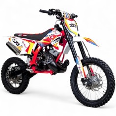 Pit bike 50 ITALJET RENFORCE Réplica 2temps roue 12/14" Rouge "Frein hydraulique + Fourche inversée"