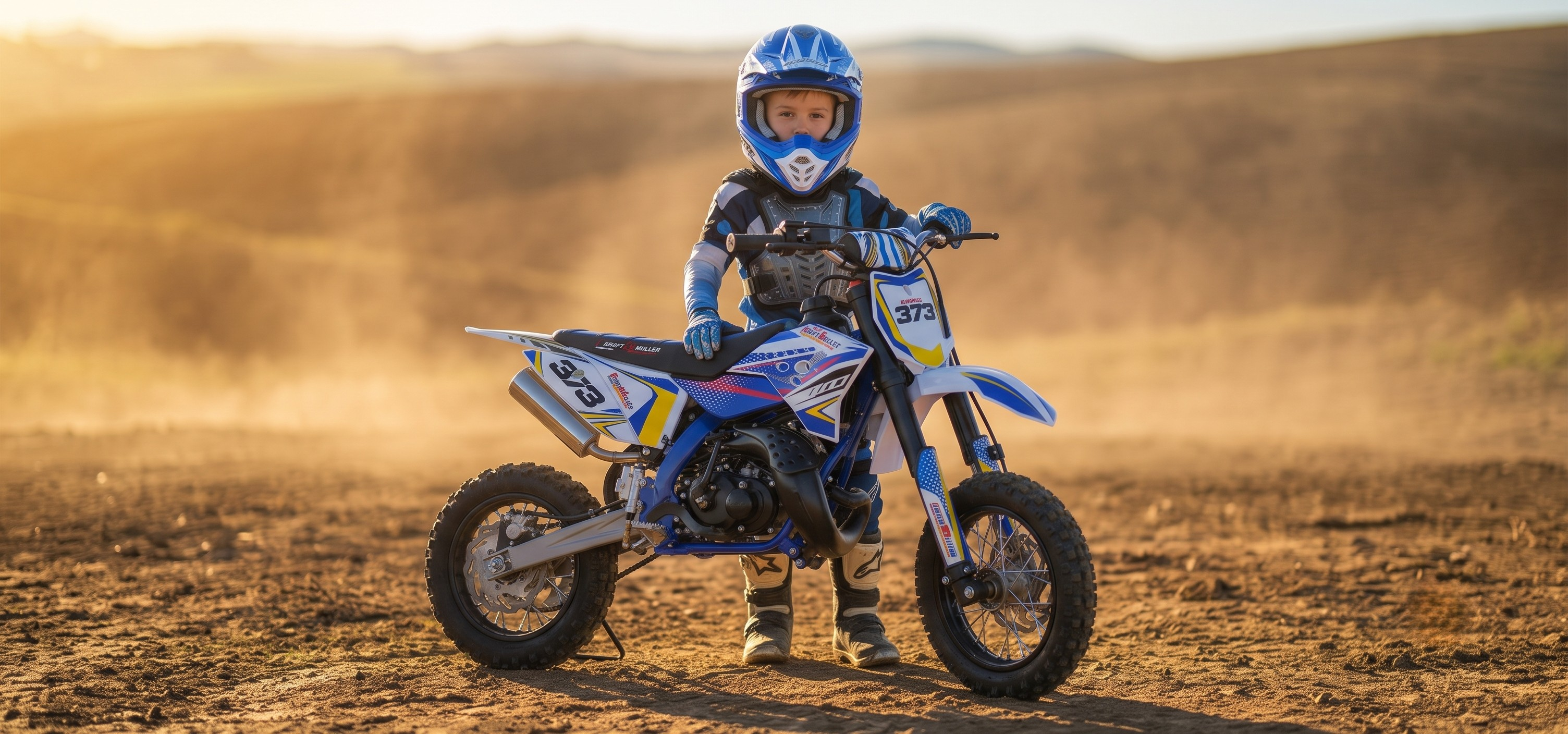 Pit bike Varman Italjet S bleu 50cc