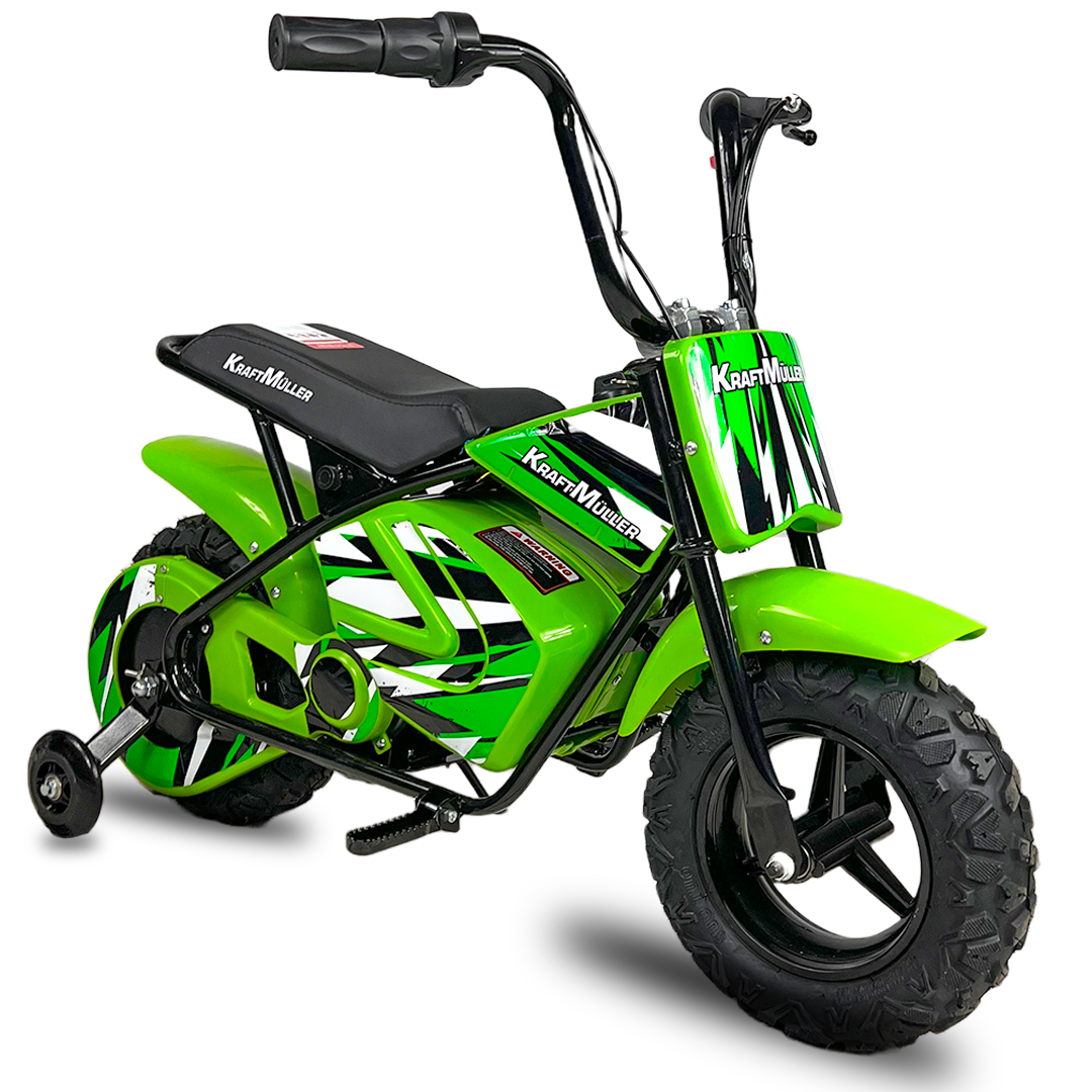 Moto électrique pour enfant CRZ E-KID 250W - Vert