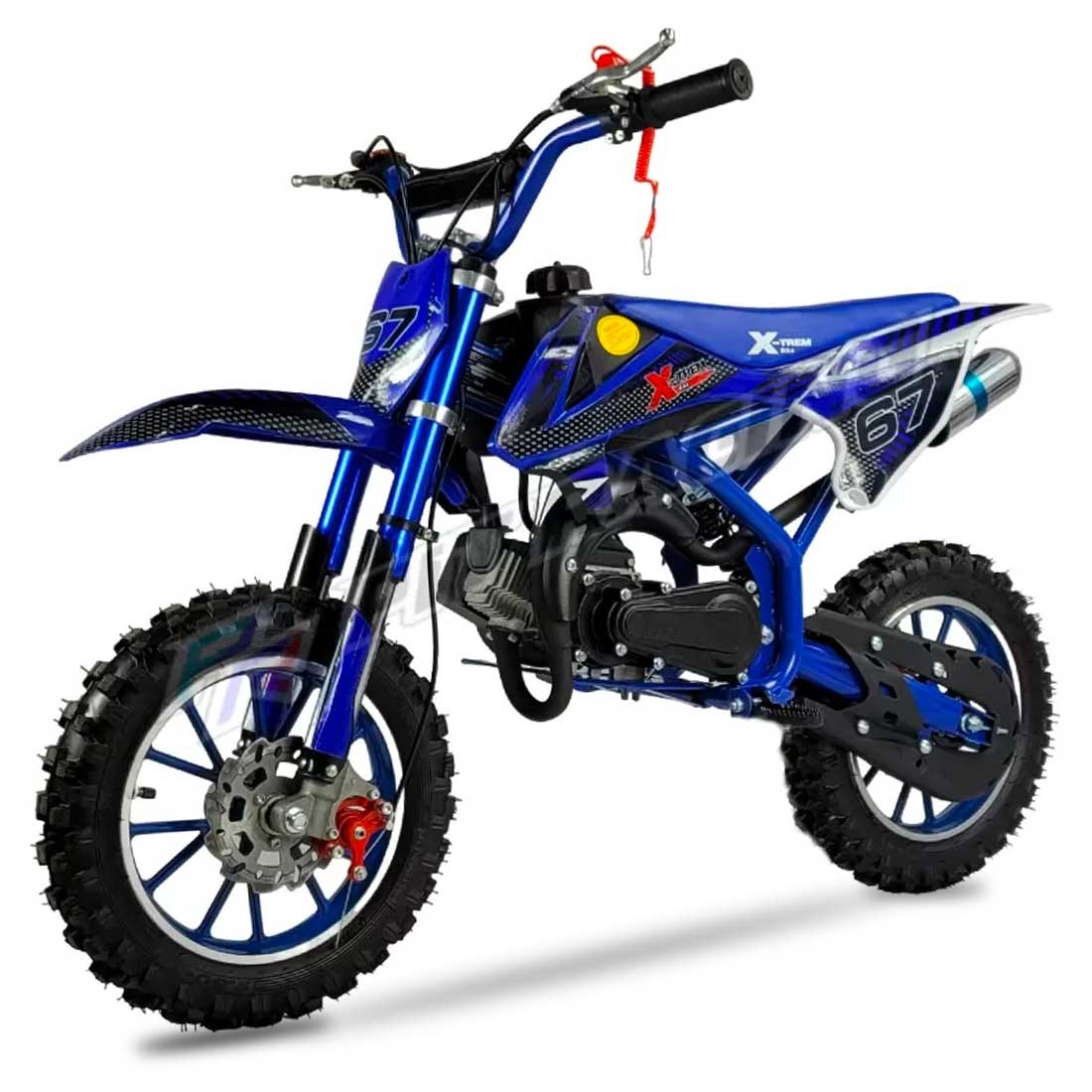 Mini Moto Cross Dirt Bike Bleu